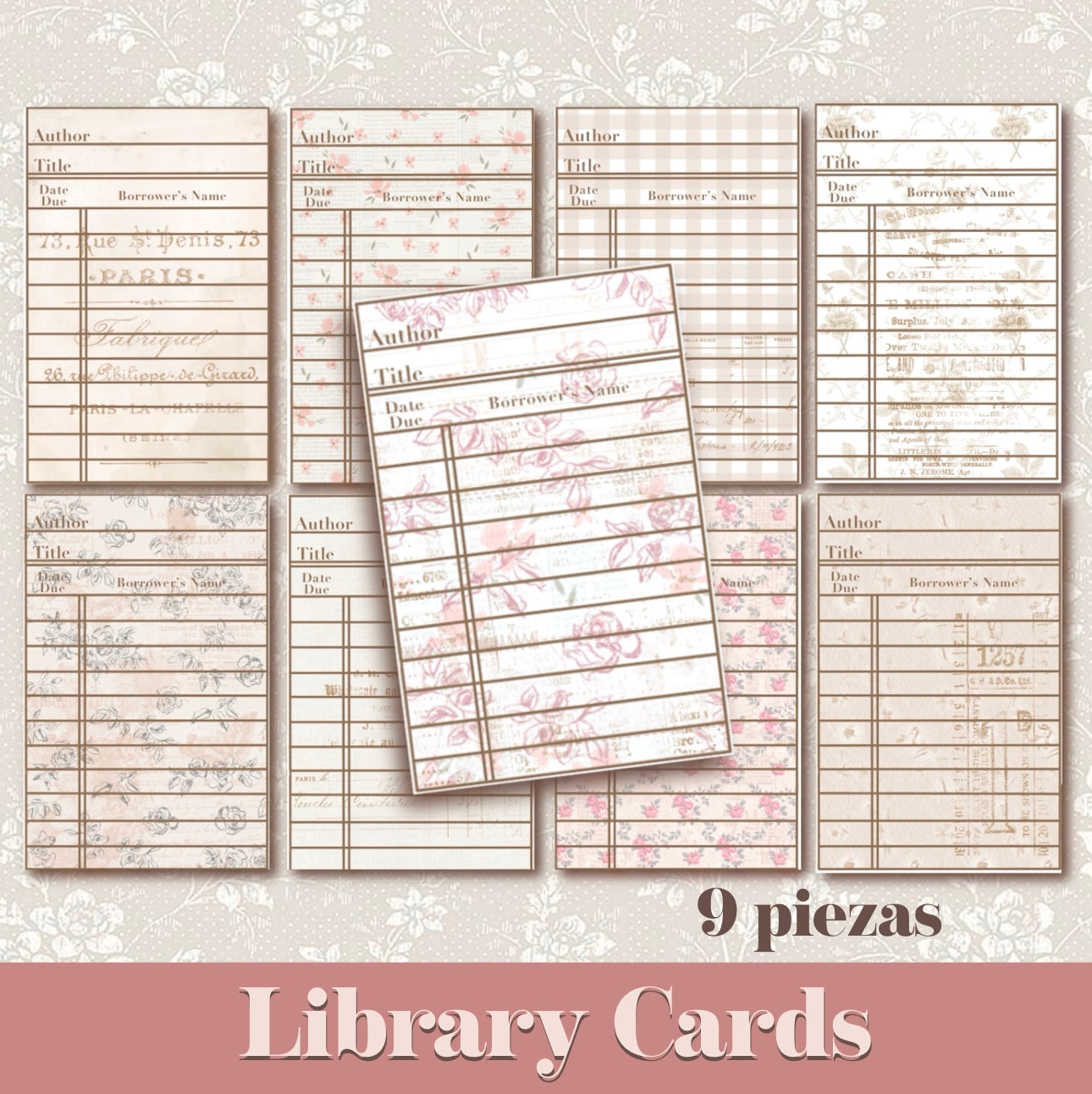 LIBRARY CARDS - Library cards