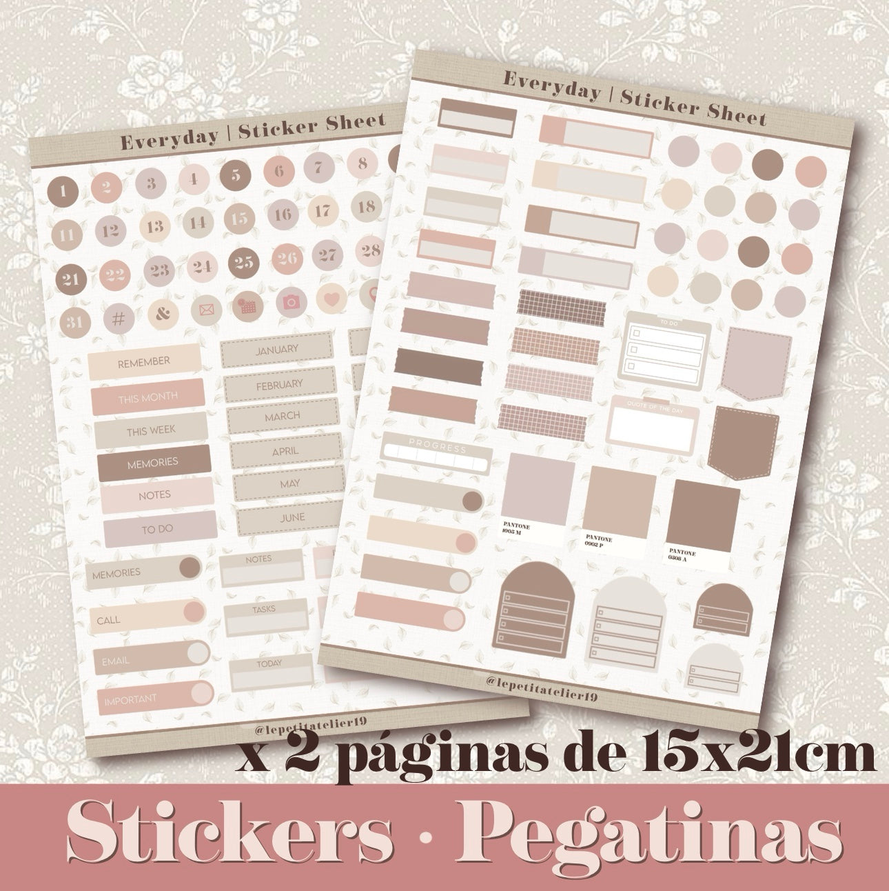 STICKERS · EVERYDAY JOURNALING