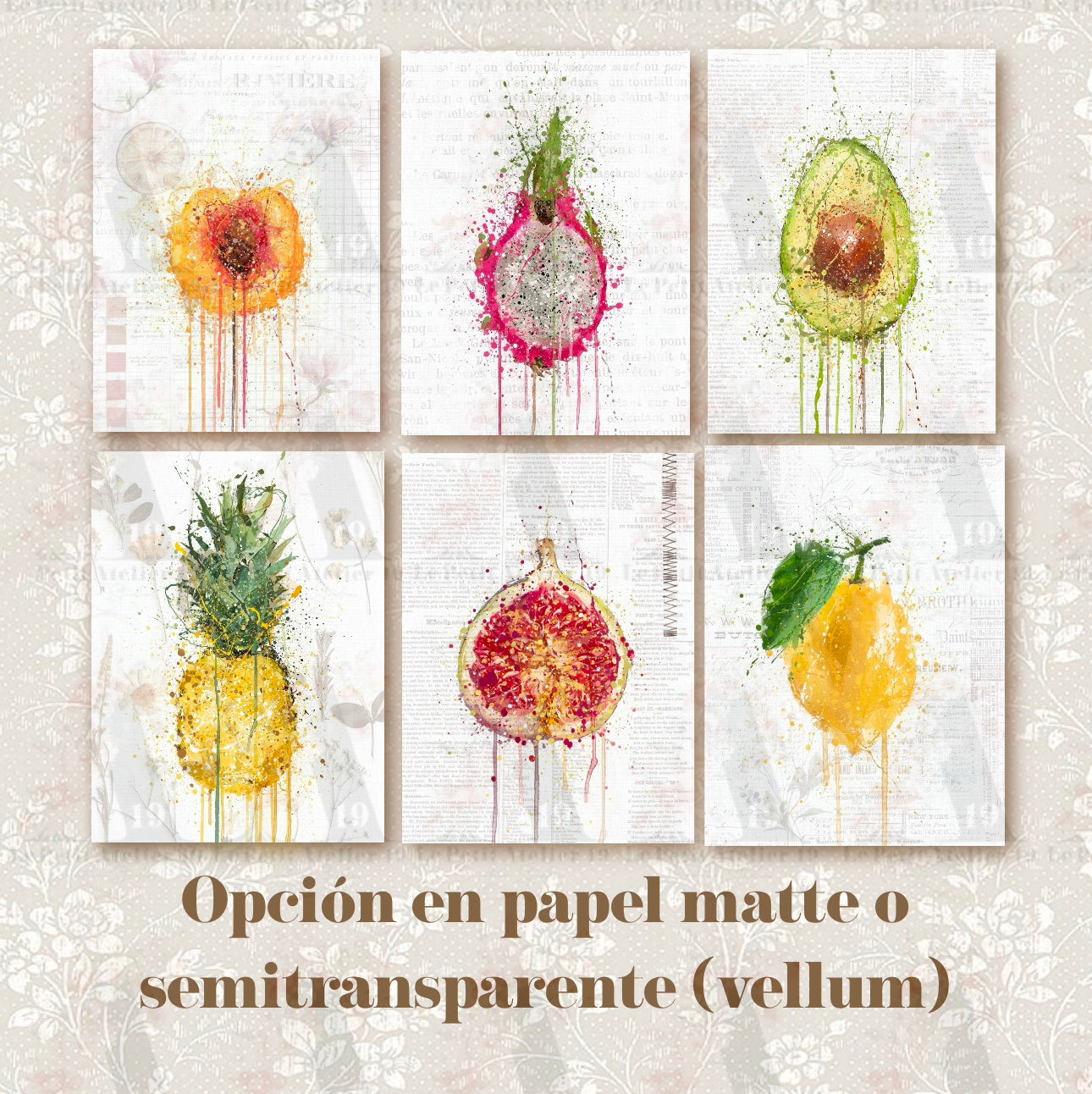 FRUIT CAPSULE · Tarjetas