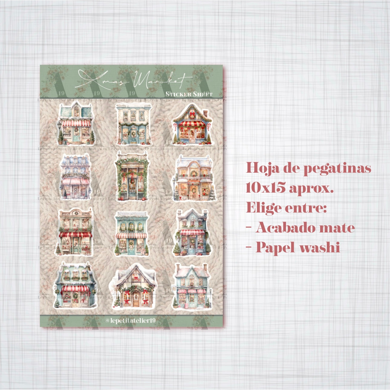 Christmas Stickers · XMAS MARKET
