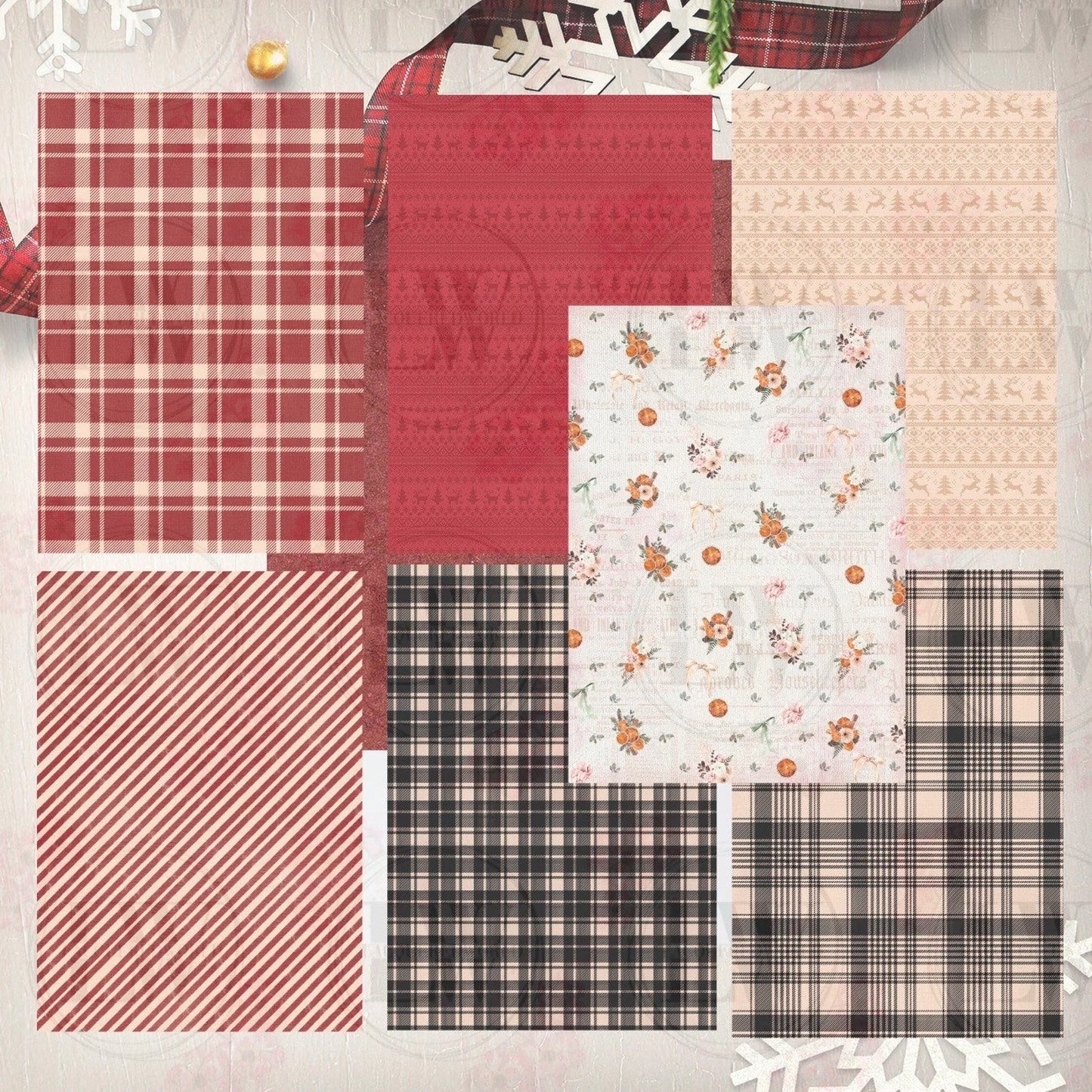 Colección de papeles CHRISTMAS Traditional Atelier | BASICOS