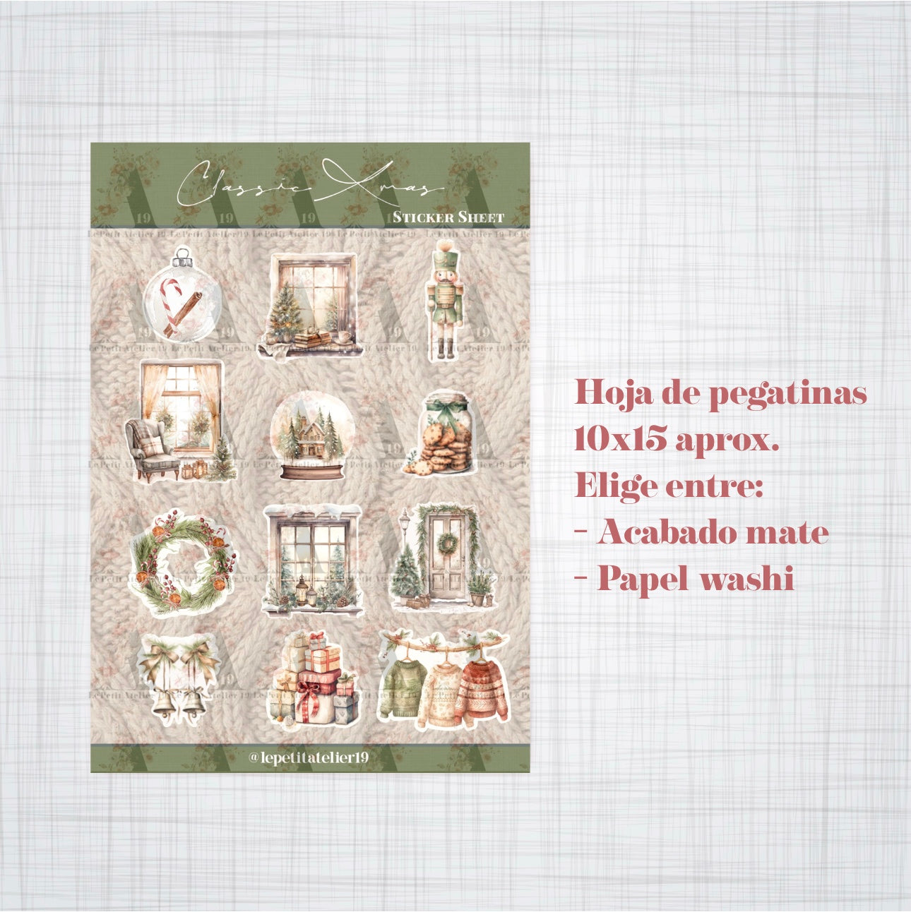 Christmas STICKERS · CLASSIC XMAS