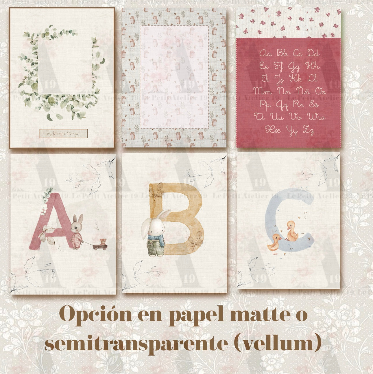 TARJETAS Oh baby - Nursery