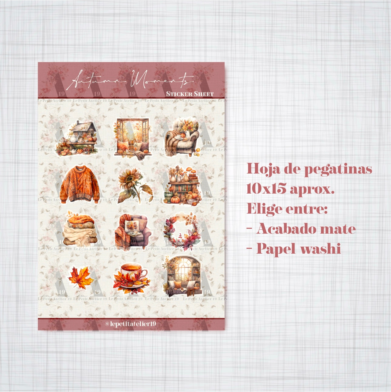 STICKERS · AUTUMN MOMENTS
