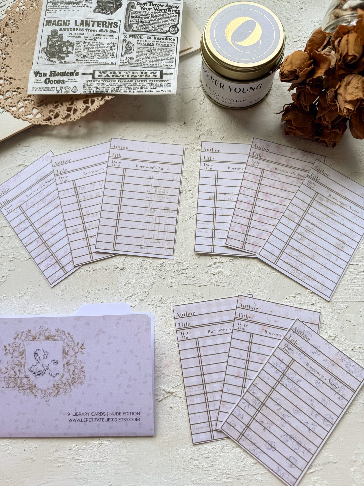 LIBRARY CARDS - Library cards