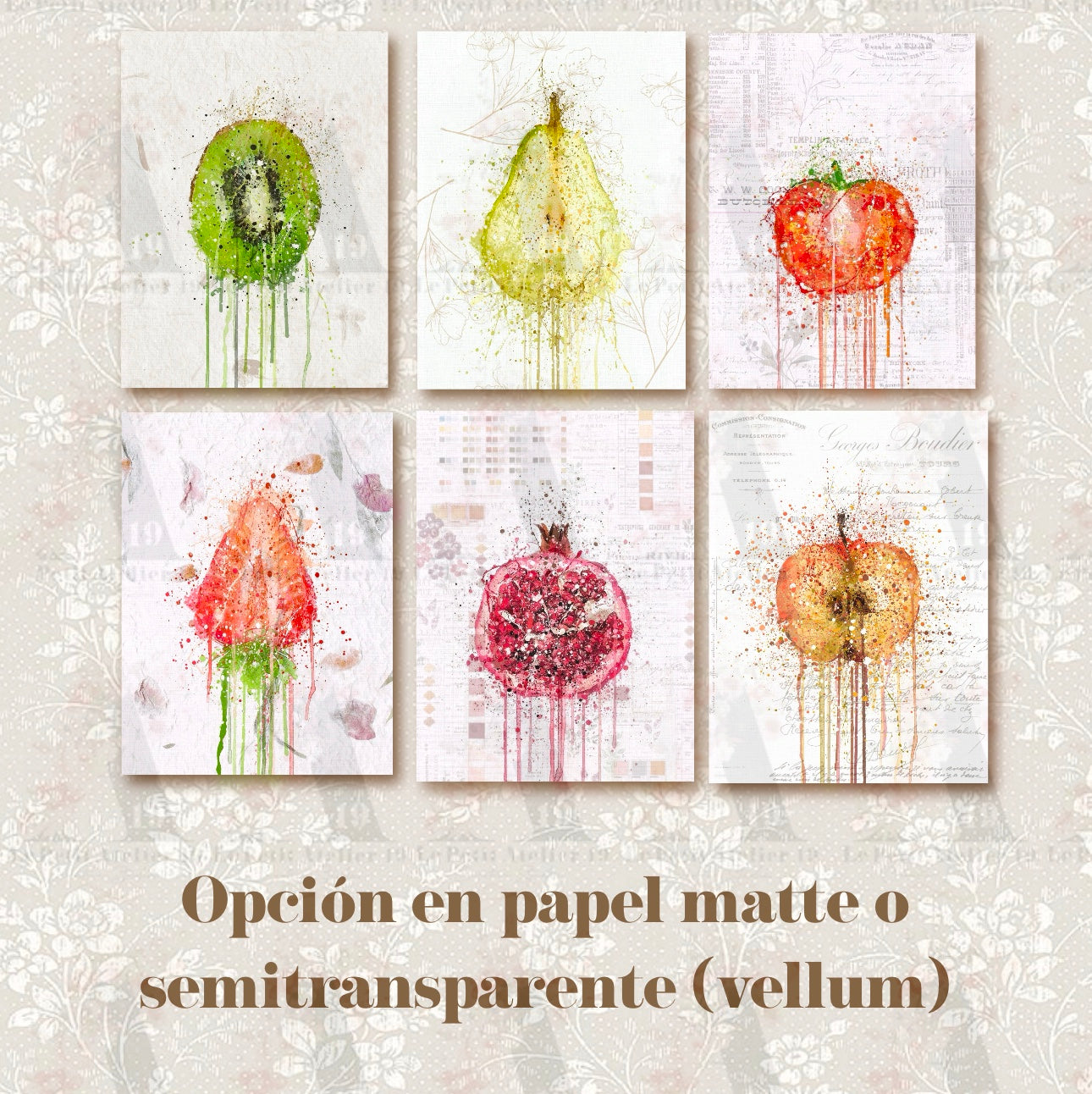 FRUIT CAPSULE · Tarjetas