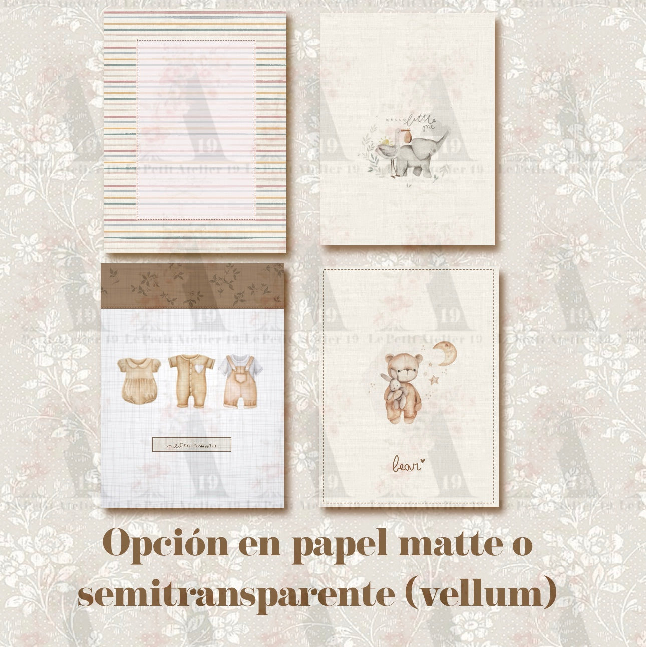 TARJETAS Little Things - Nursery