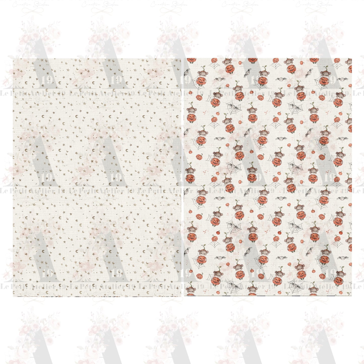 Colección Scrapbooking BOO · Halloween | Papeles decorados