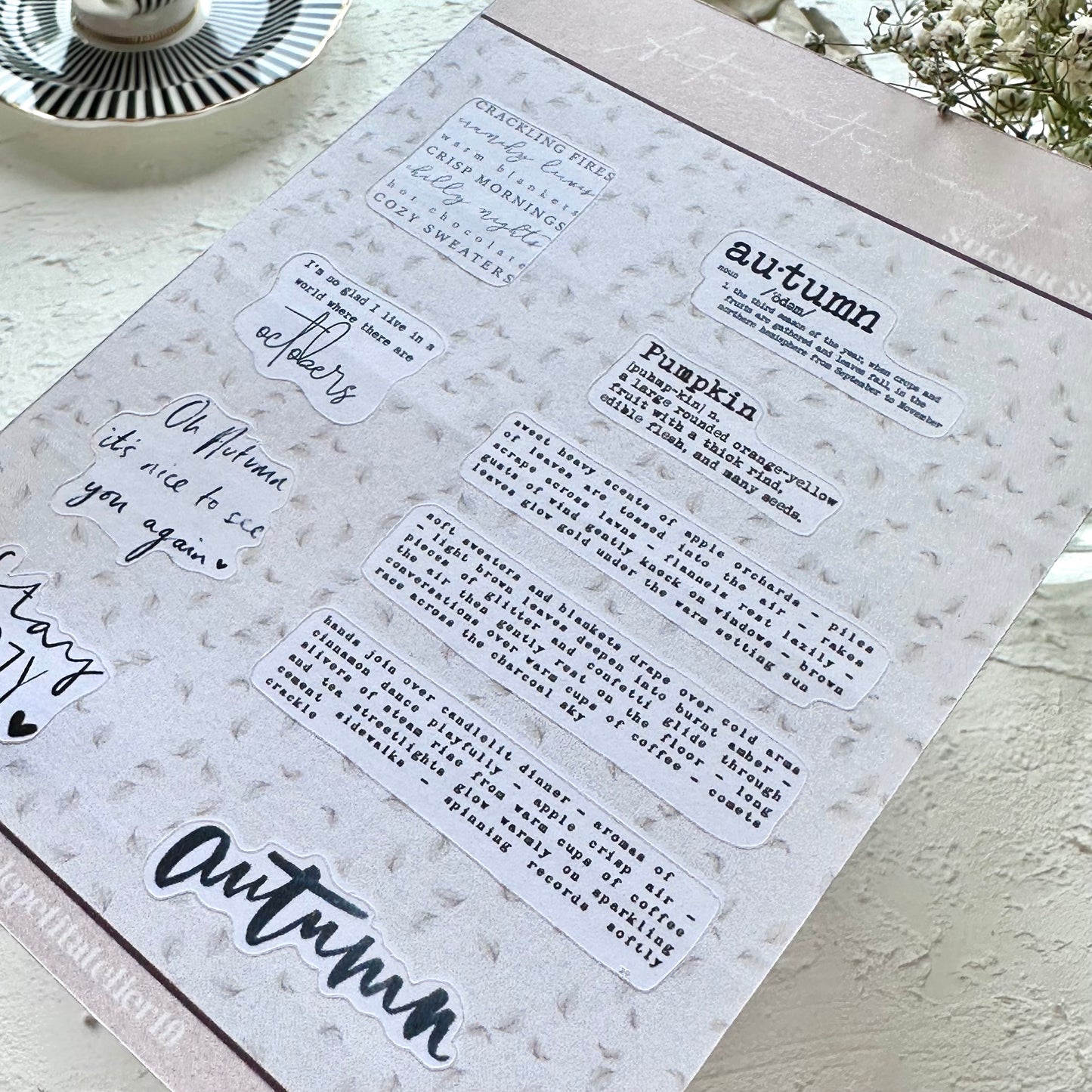 STICKERS · AUTUMNTIONARY