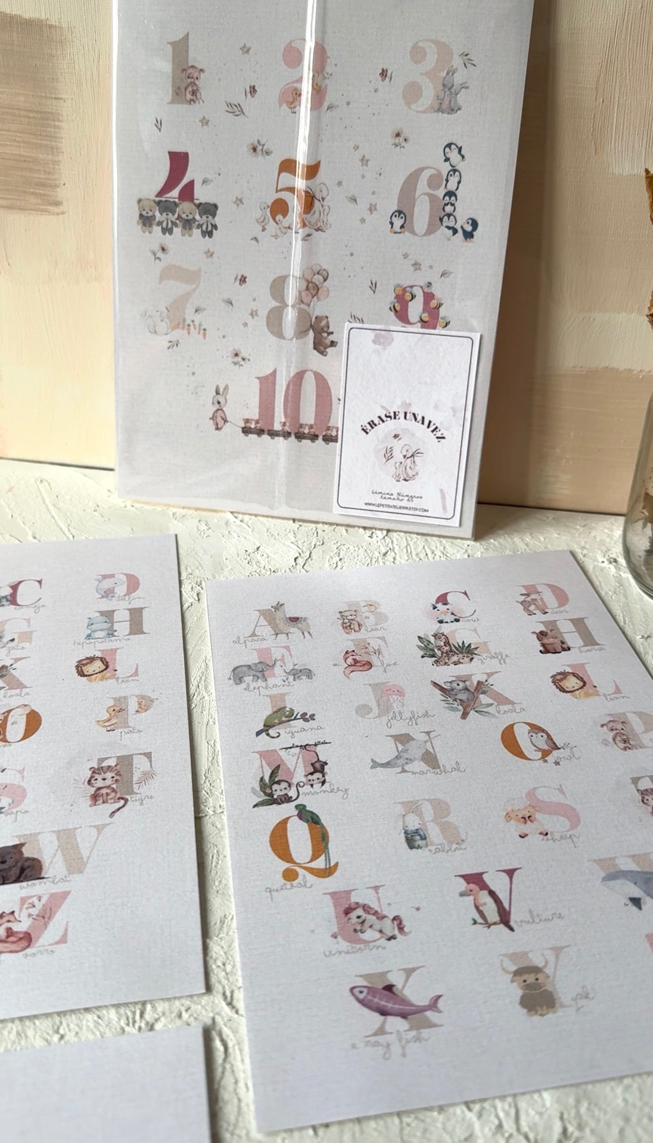 Lámina infantil ABECEDARIO