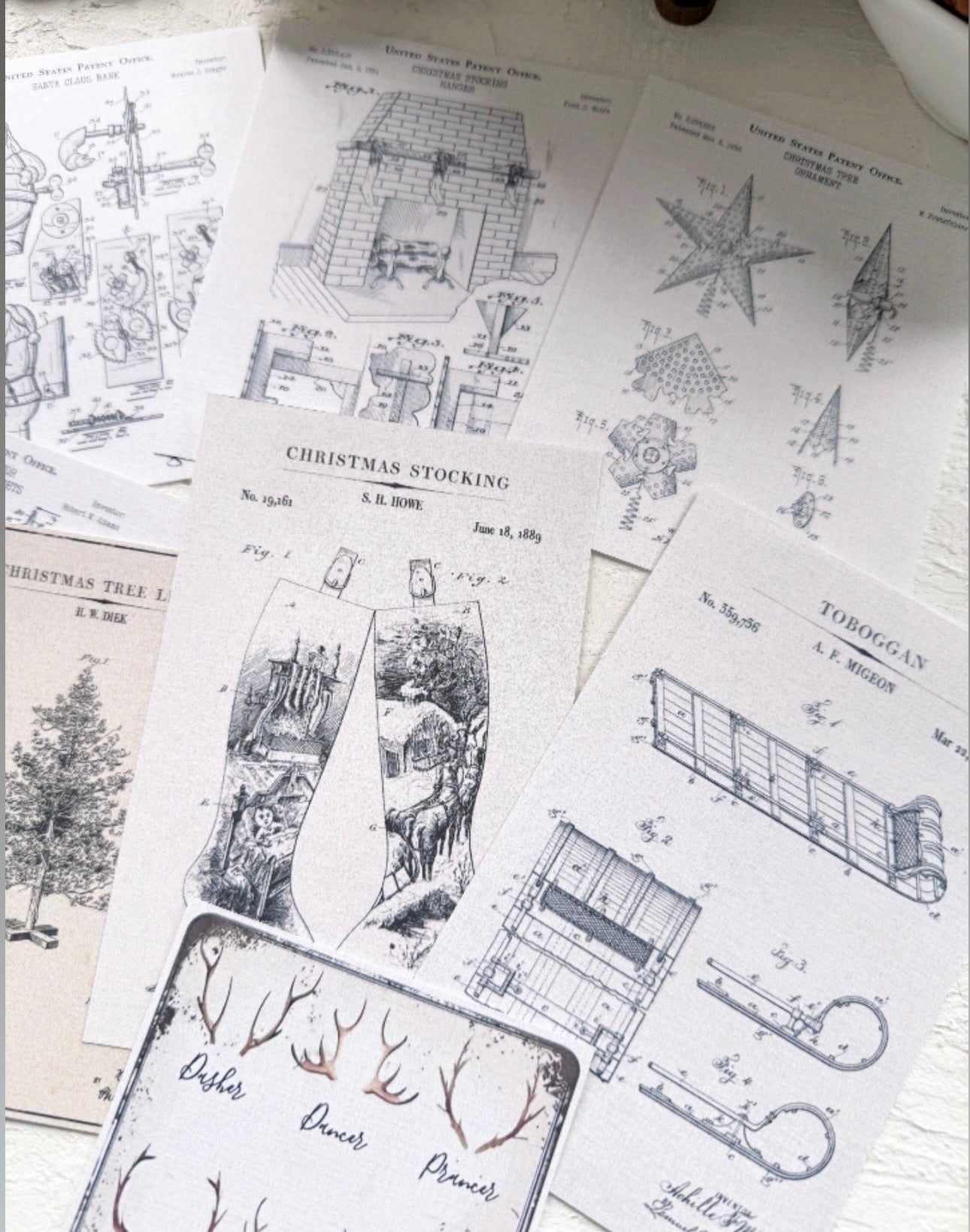 KIT VINTAGE NAVIDAD