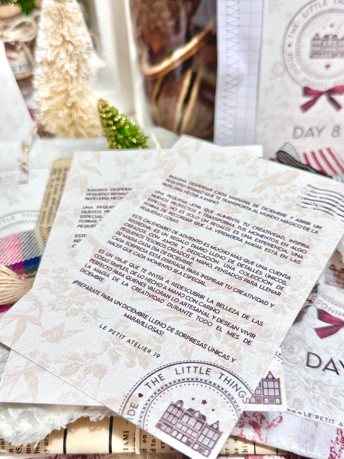 Calendario de Adviento · Edición Stickers y Journal & Scrap