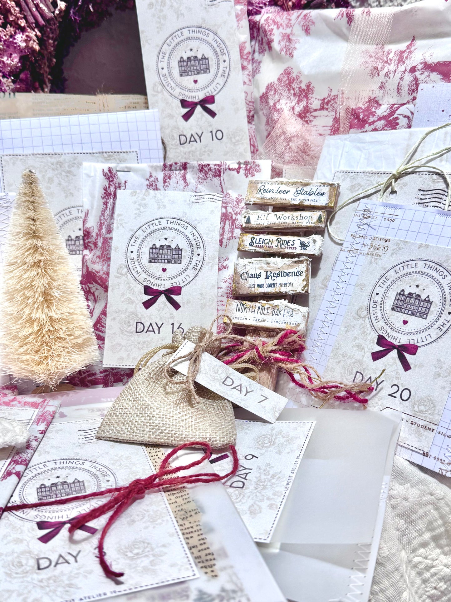 Calendario de Adviento · Edición Stickers y Journal & Scrap