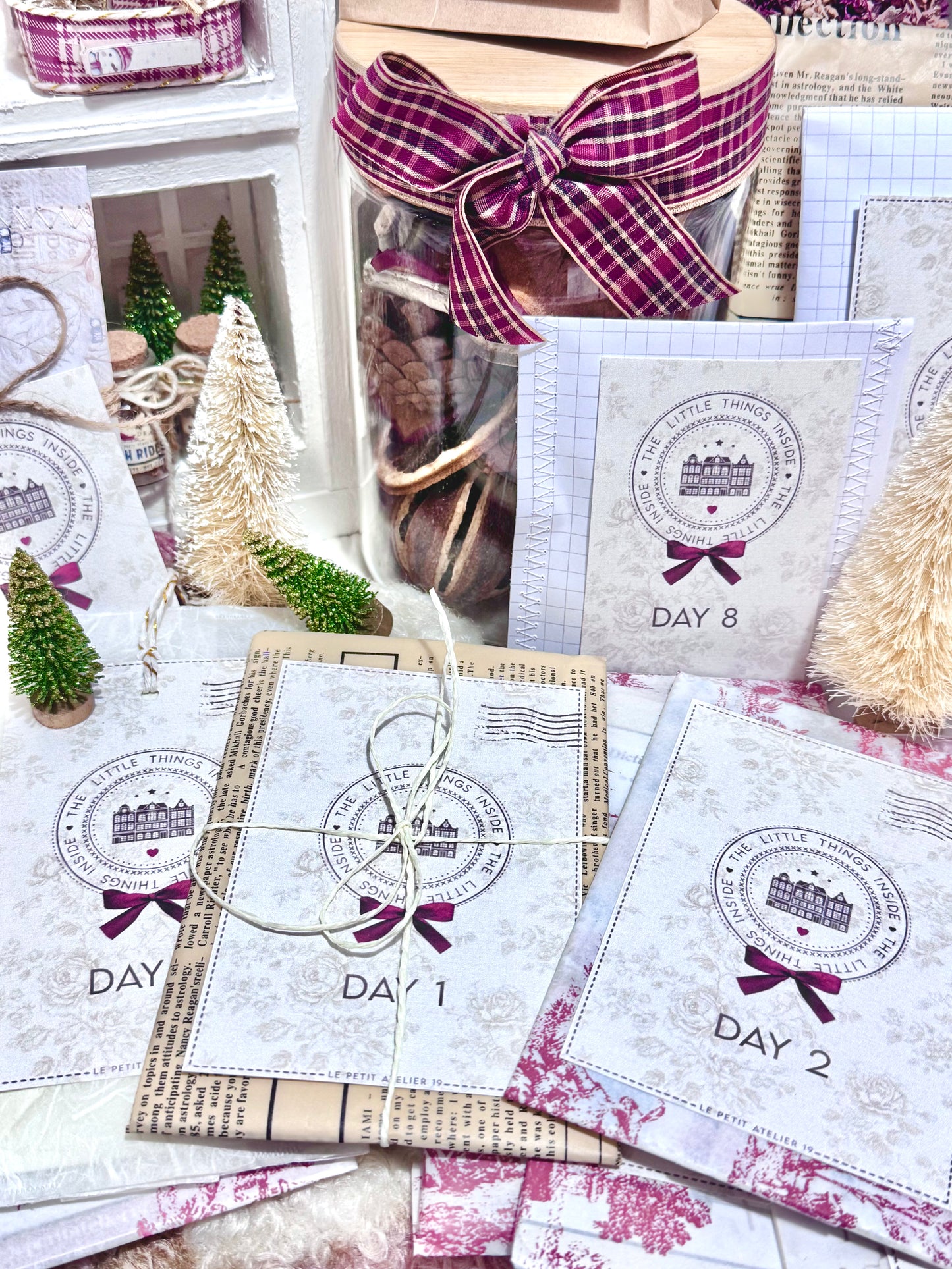 Calendario de Adviento · Edición Stickers y Journal & Scrap