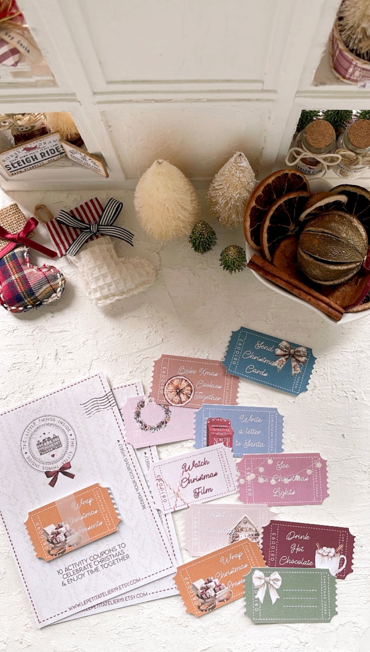 ACTIVITY COUPONS CHRISTMAS Edition | Kit TOKENS