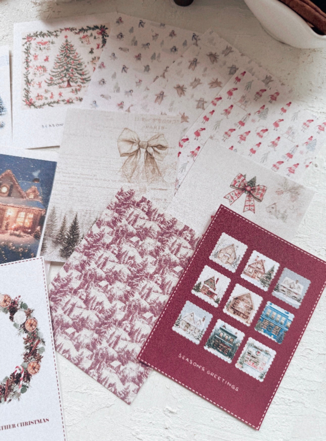 12 CHRISTMAS CARDS - XMAS CARDS