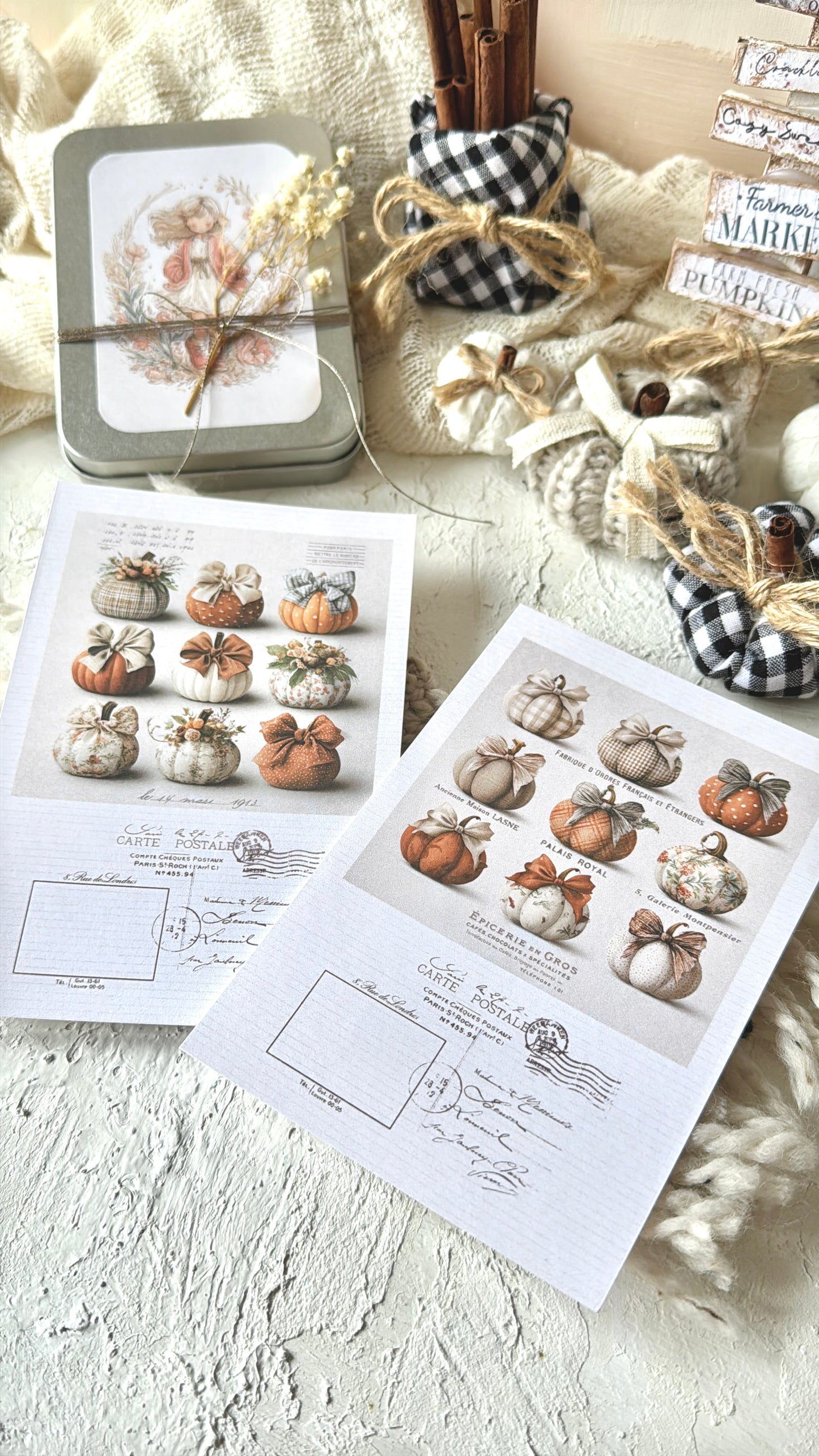 Floral Postcards · Postcards