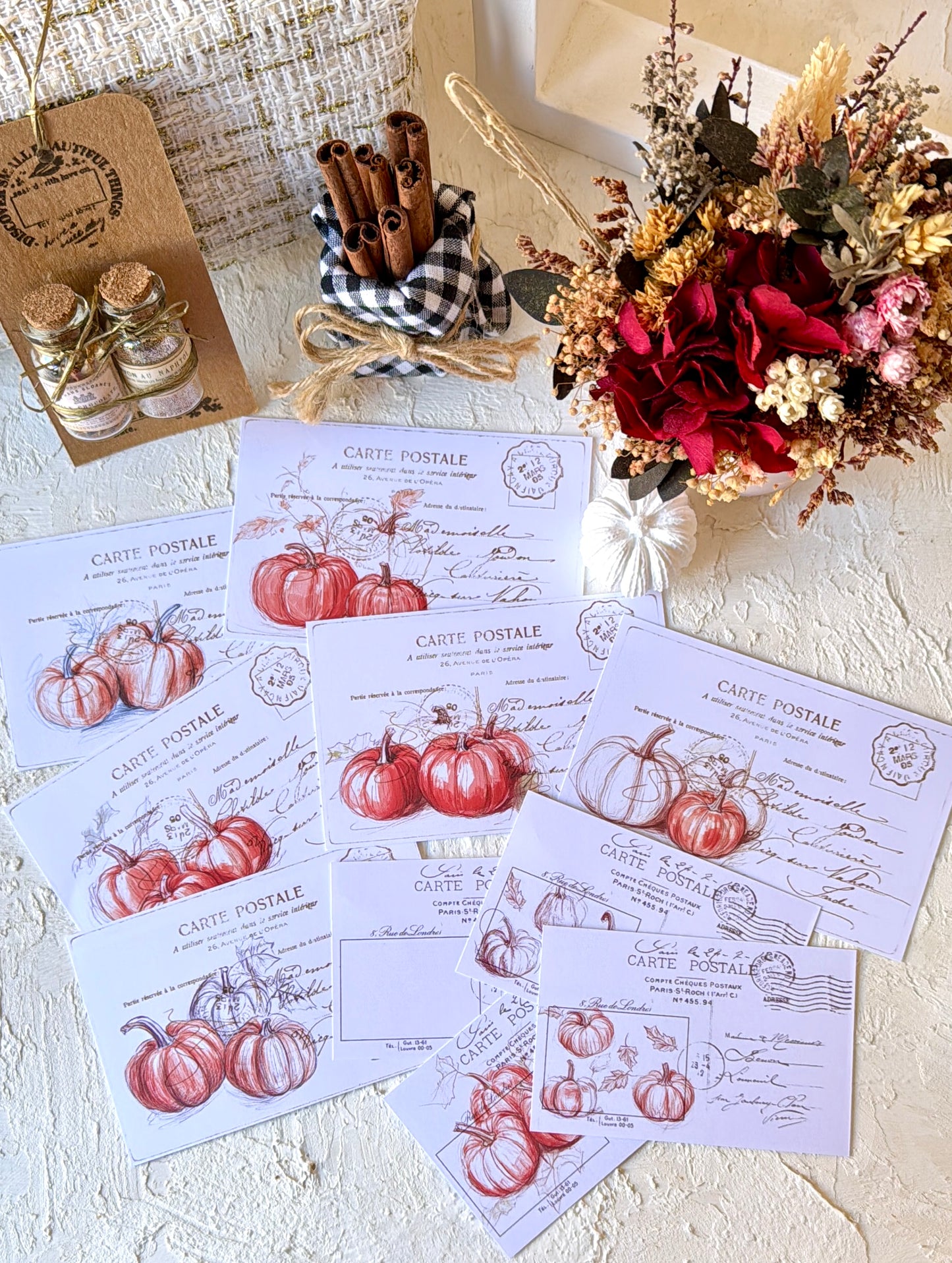 TARJETAS PUMPKIN SPICE