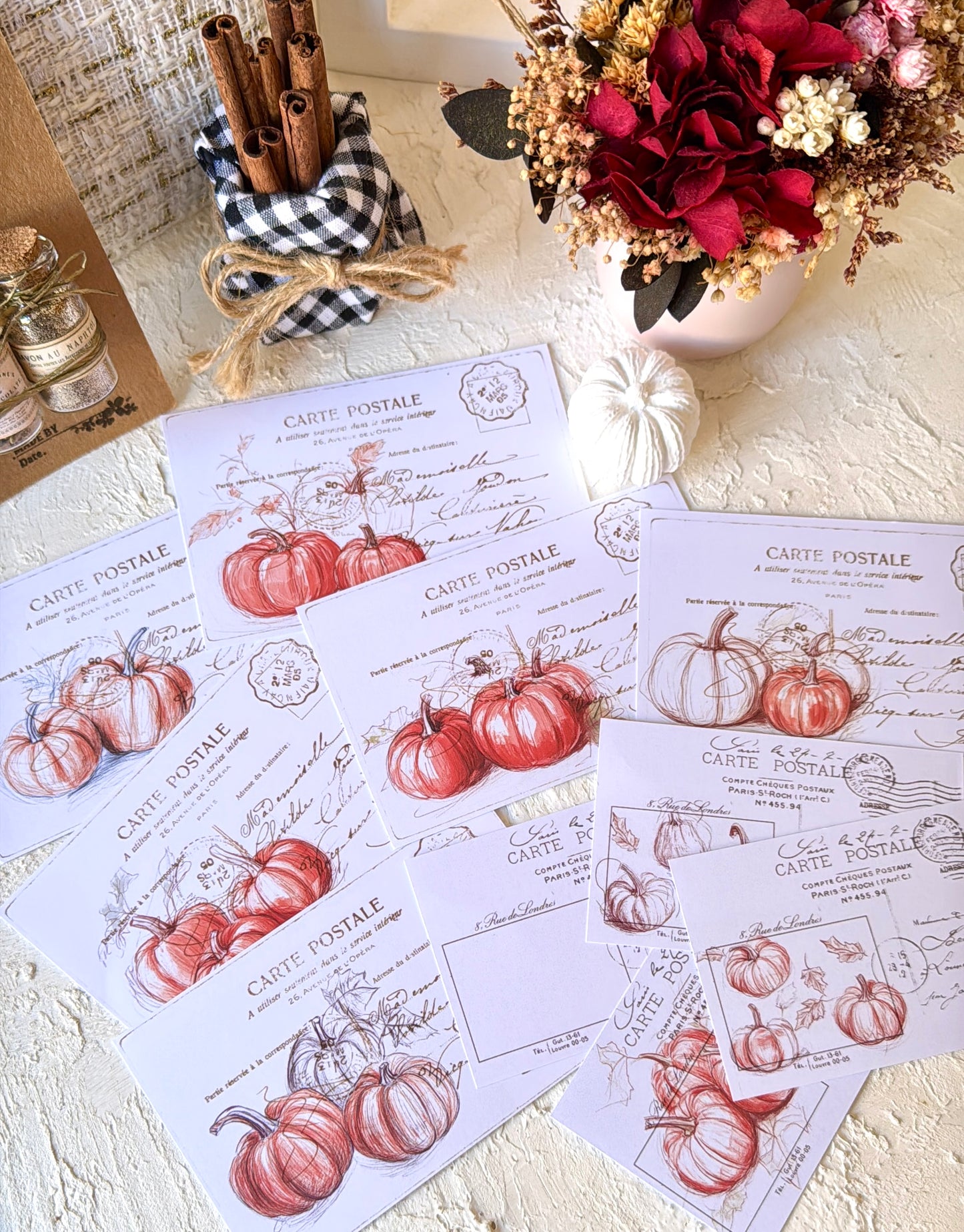 TARJETAS PUMPKIN SPICE