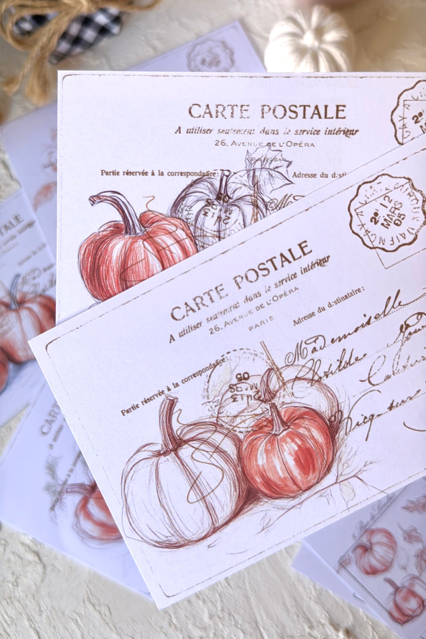 TARJETAS PUMPKIN SPICE