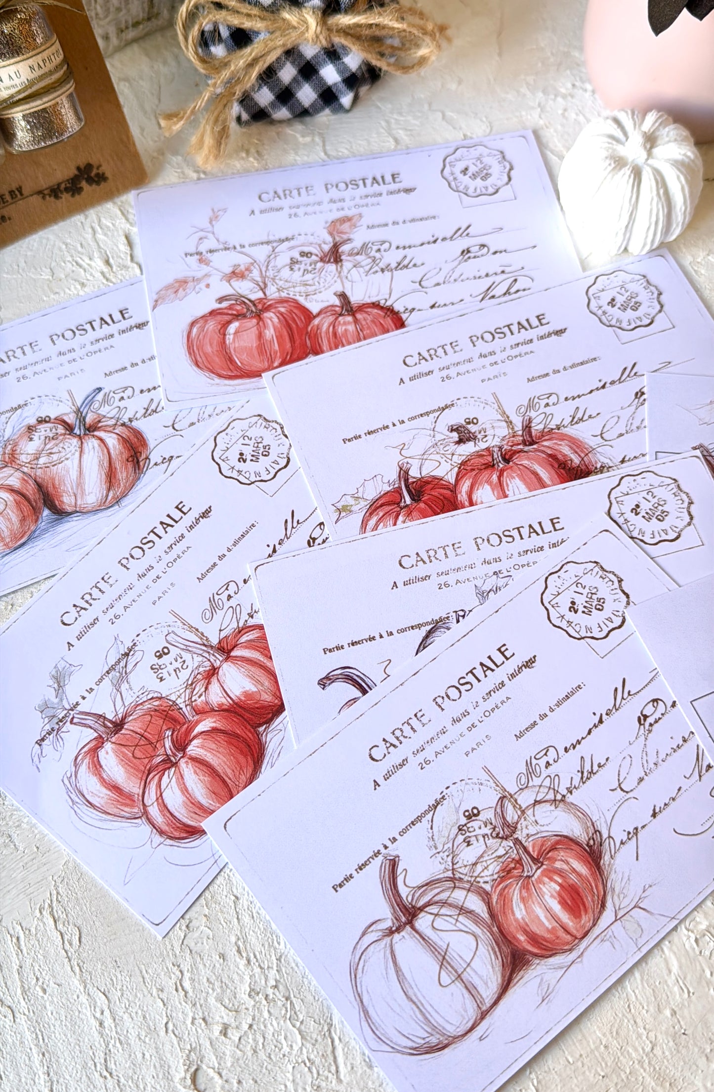 TARJETAS PUMPKIN SPICE