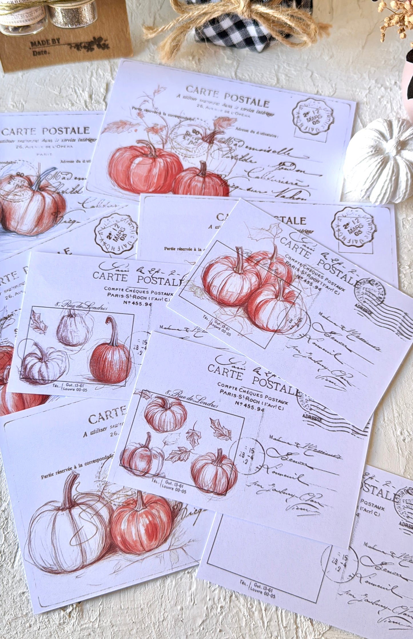 TARJETAS PUMPKIN SPICE
