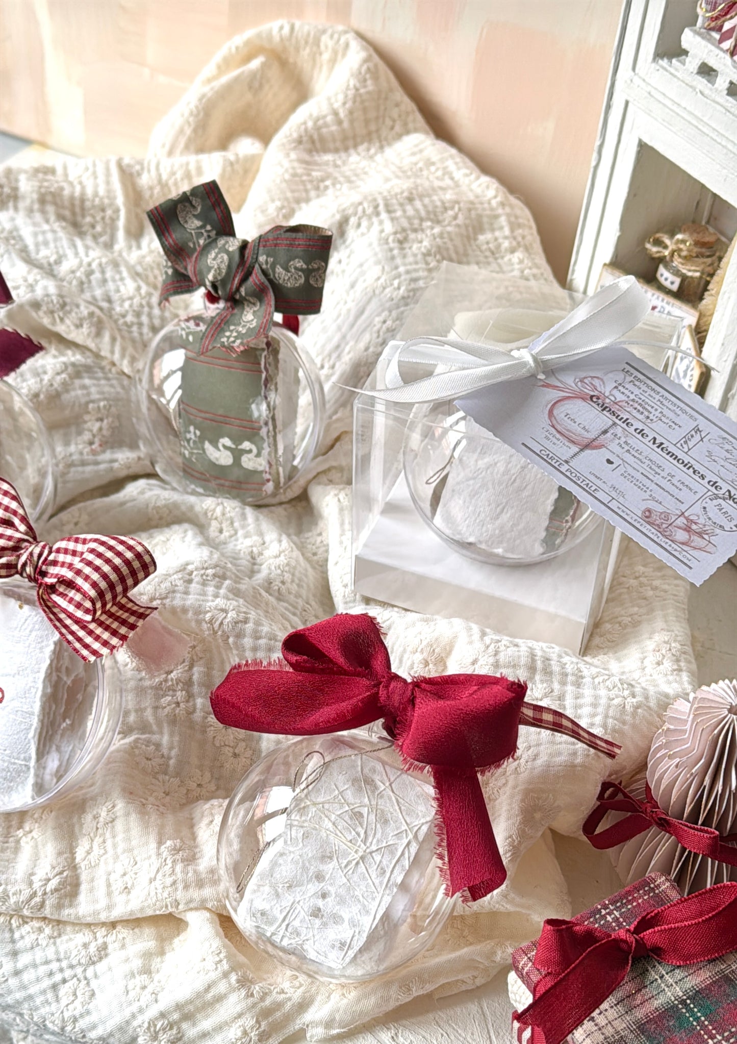 Cápsulas de Navidad · Capsule de Mémoires de Noël