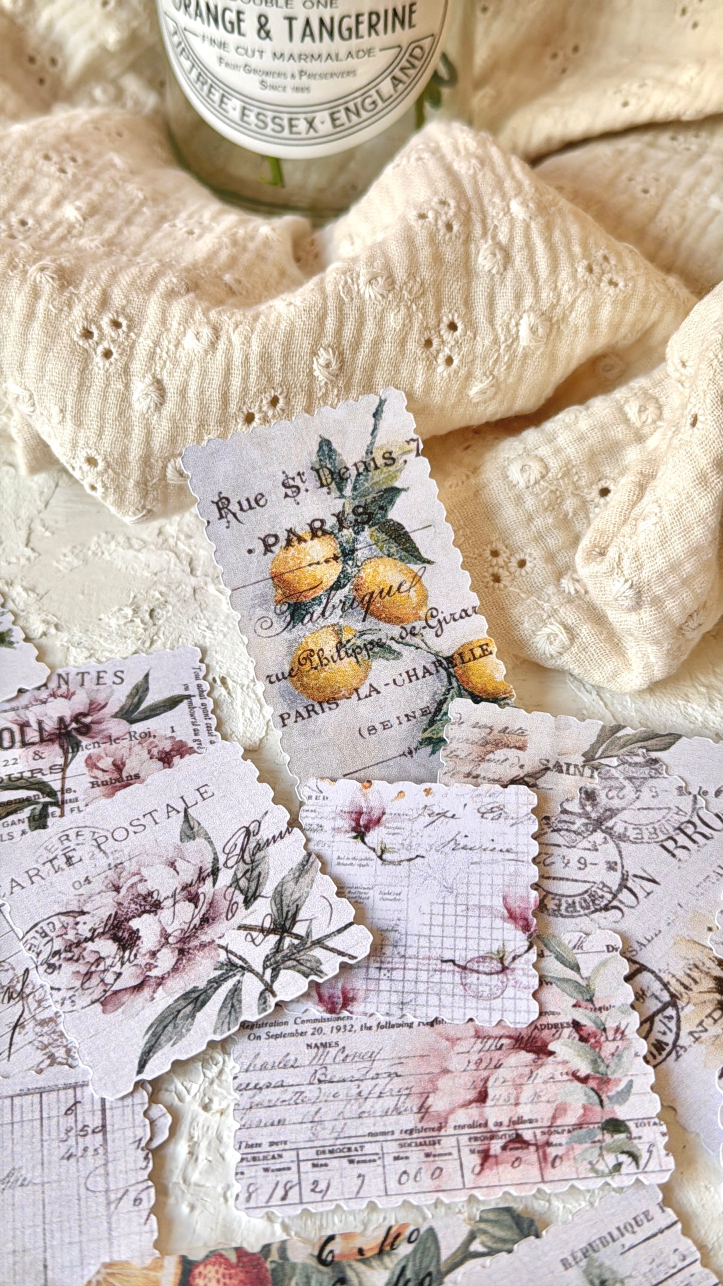 Kit Handmade · Vintage Postal Stamps