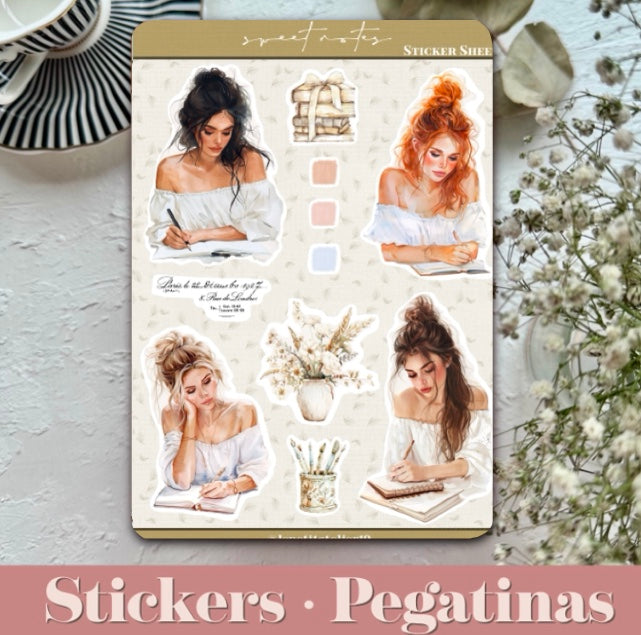 STICKERS · SWEET NOTES