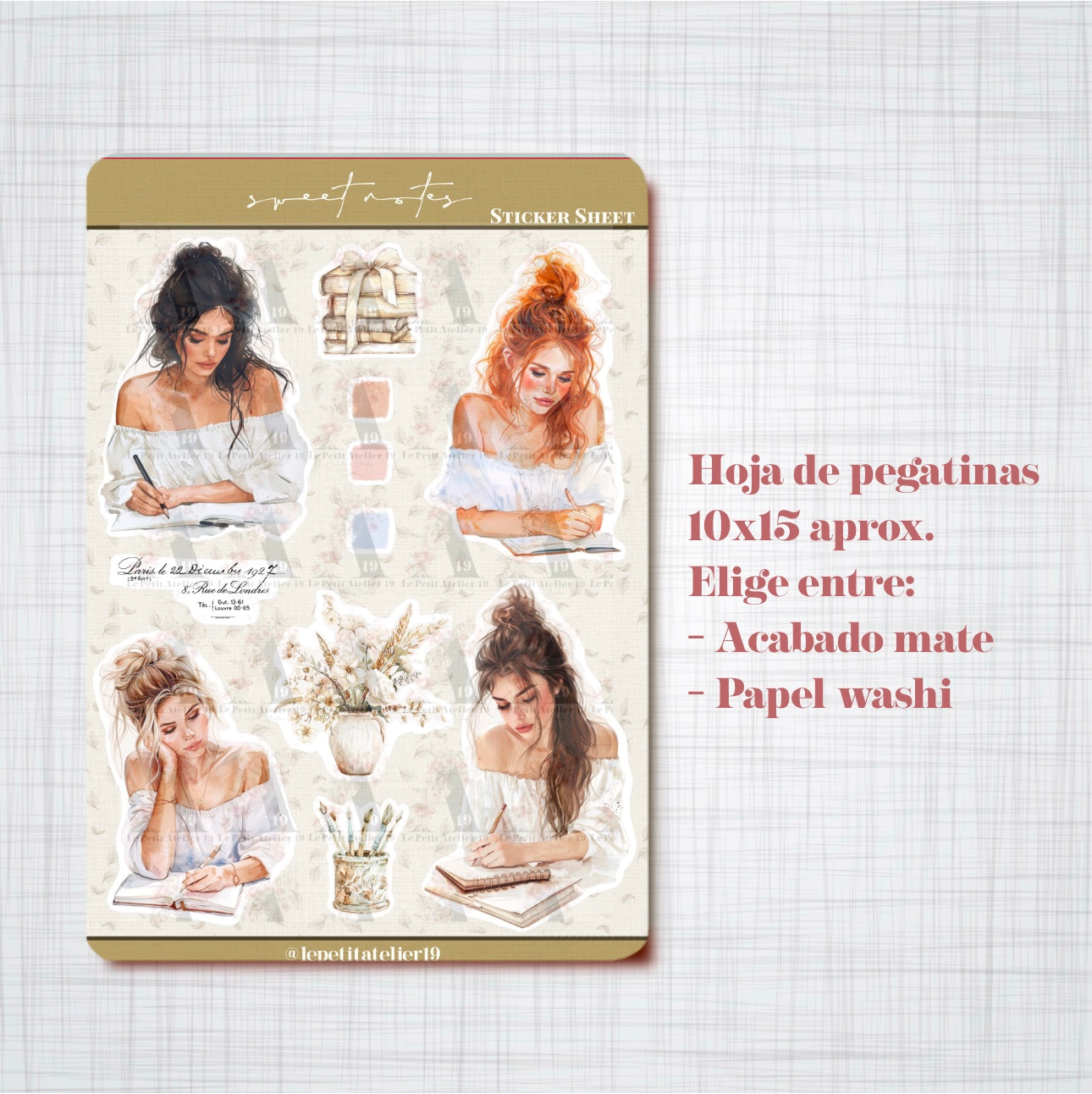 STICKERS · SWEET NOTES