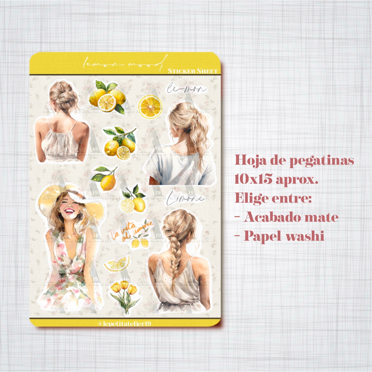 STICKERS · LEMON MOOD