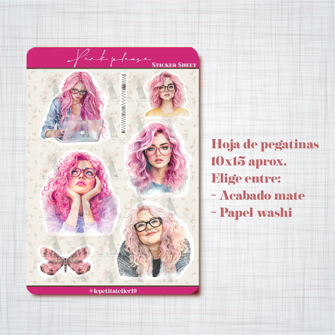 STICKERS · PINK PLEASE