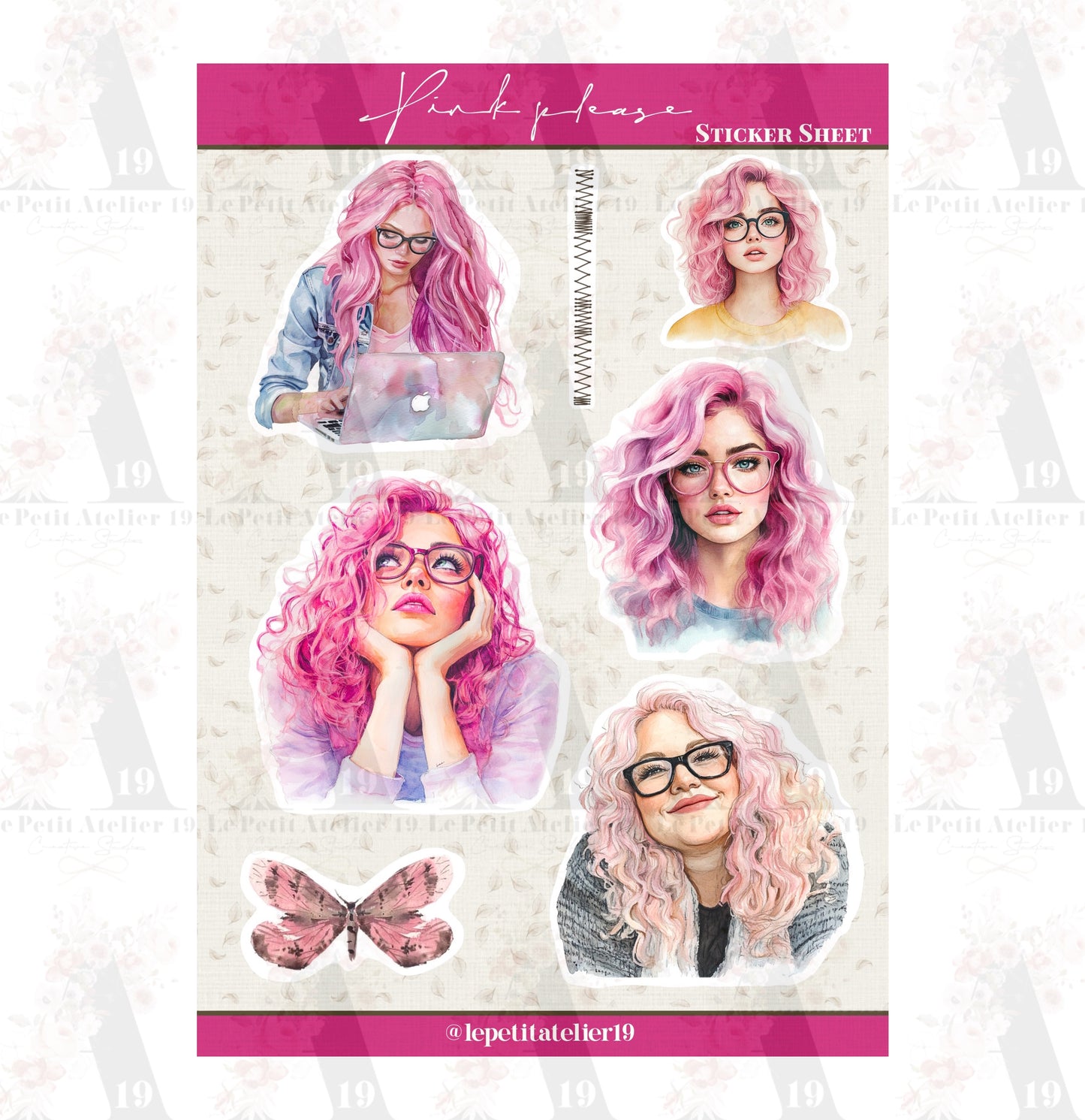 STICKERS · PINK PLEASE