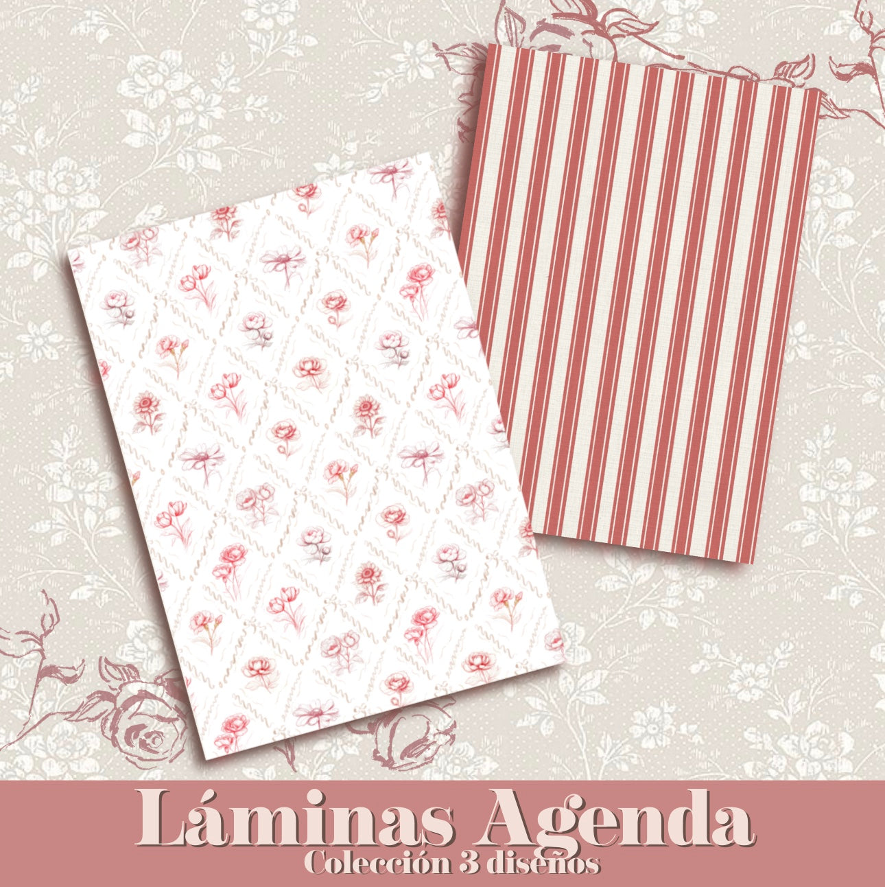 3 LAMINAS para CREAR tu propia AGENDA
