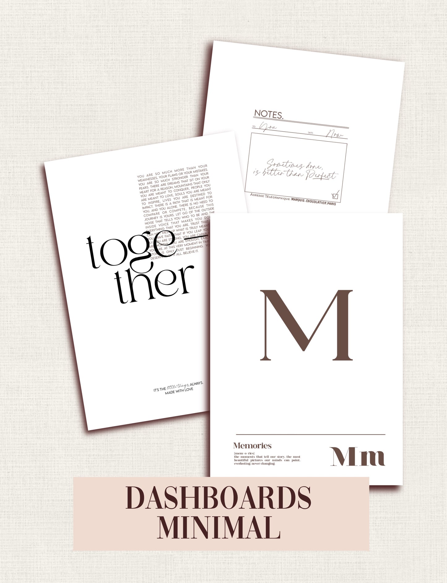 12 DASHBOARDS · Edición Minimal