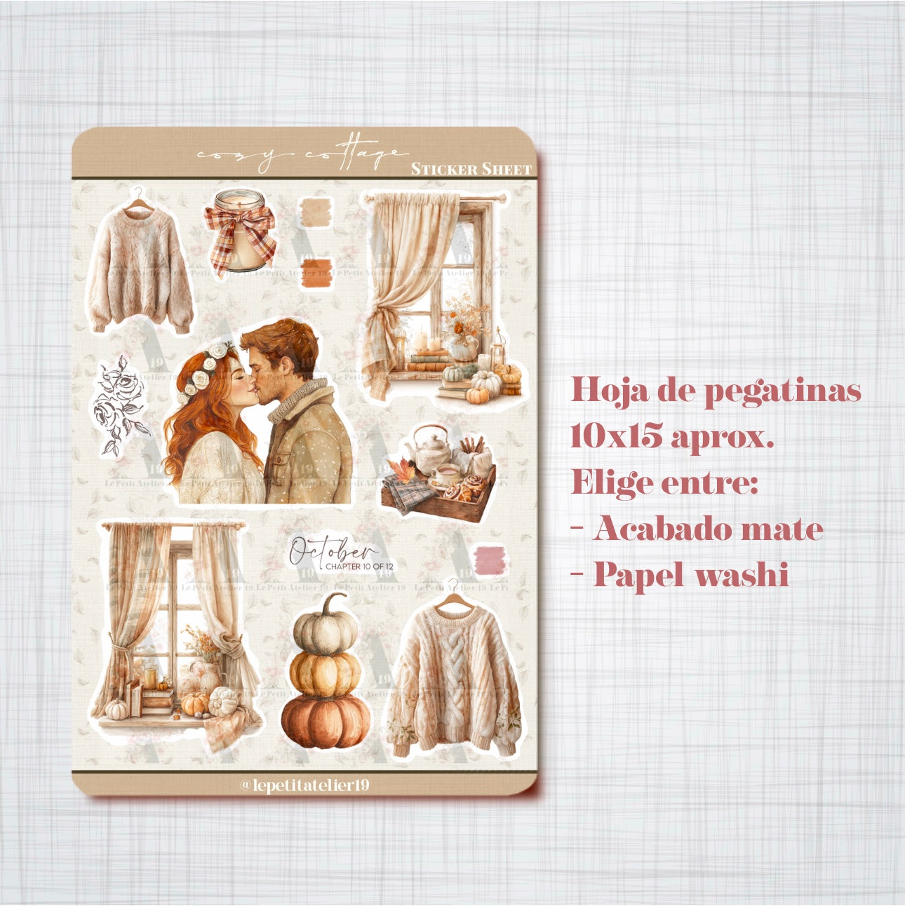 STICKERS · COZY COTTAGE