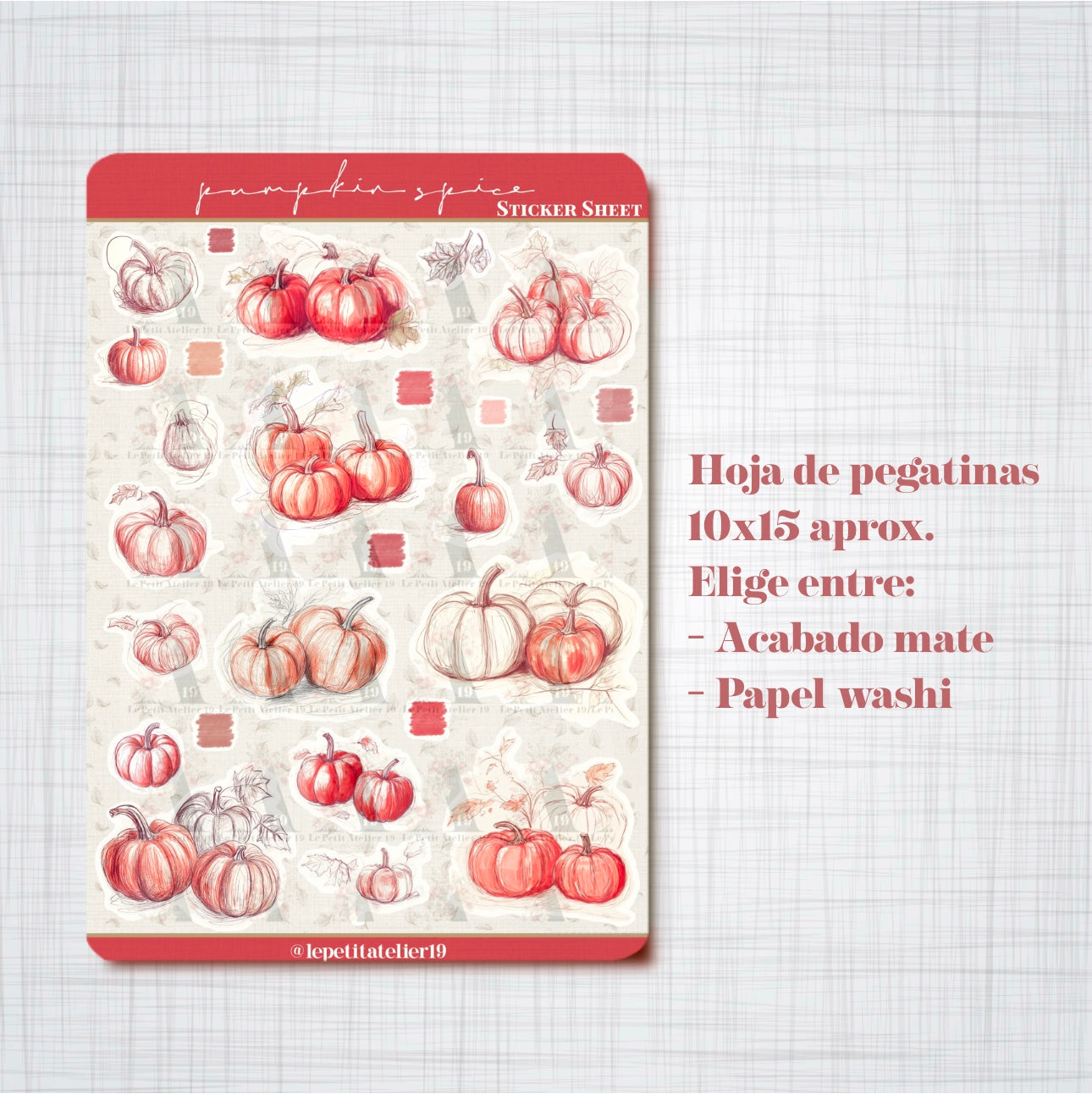 STICKERS · PUMPKIN SPICE