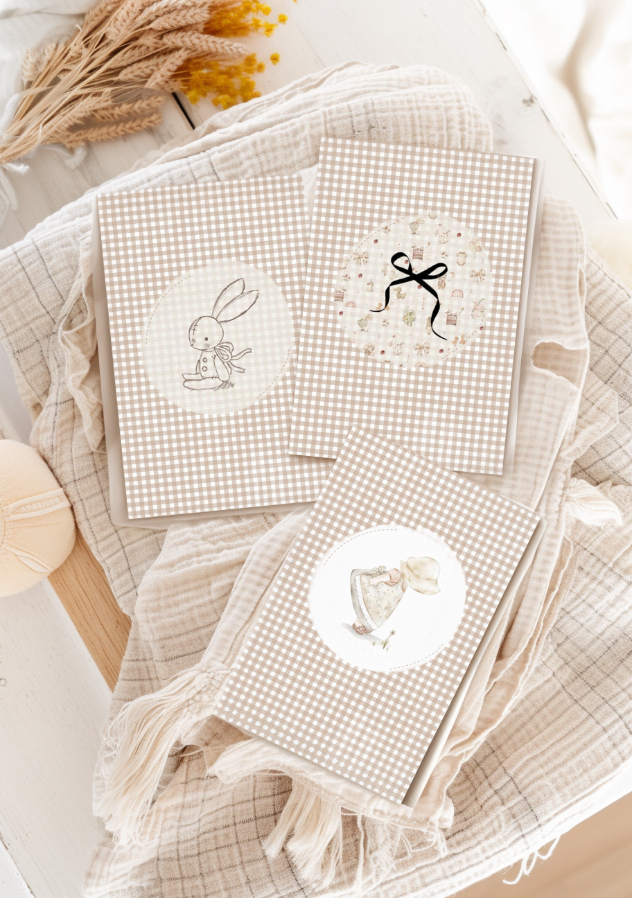KIT 9 POSTALES · Nursery