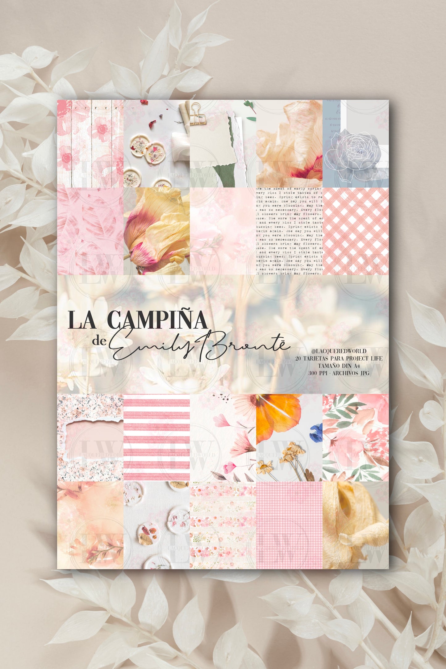 TEXTURE papers COLLECTION: RUSTIC Cards Pack | Decorated papers