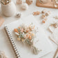 Journal de Tela con Bouquet