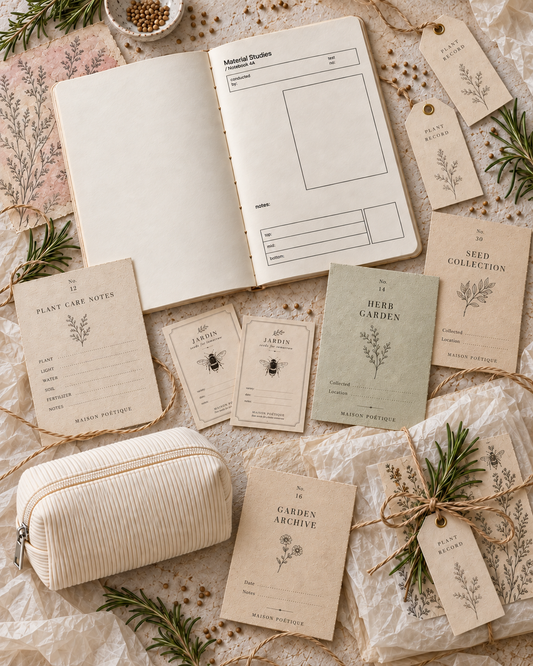 Kits con Productos Exclusivos: Kit Herbier, Kit Paper Poetry & Kit Paper Atelier