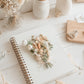 Journal de Tela con Bouquet
