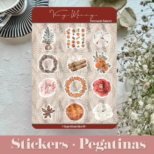 Christmas STICKERS · VERY MERRY