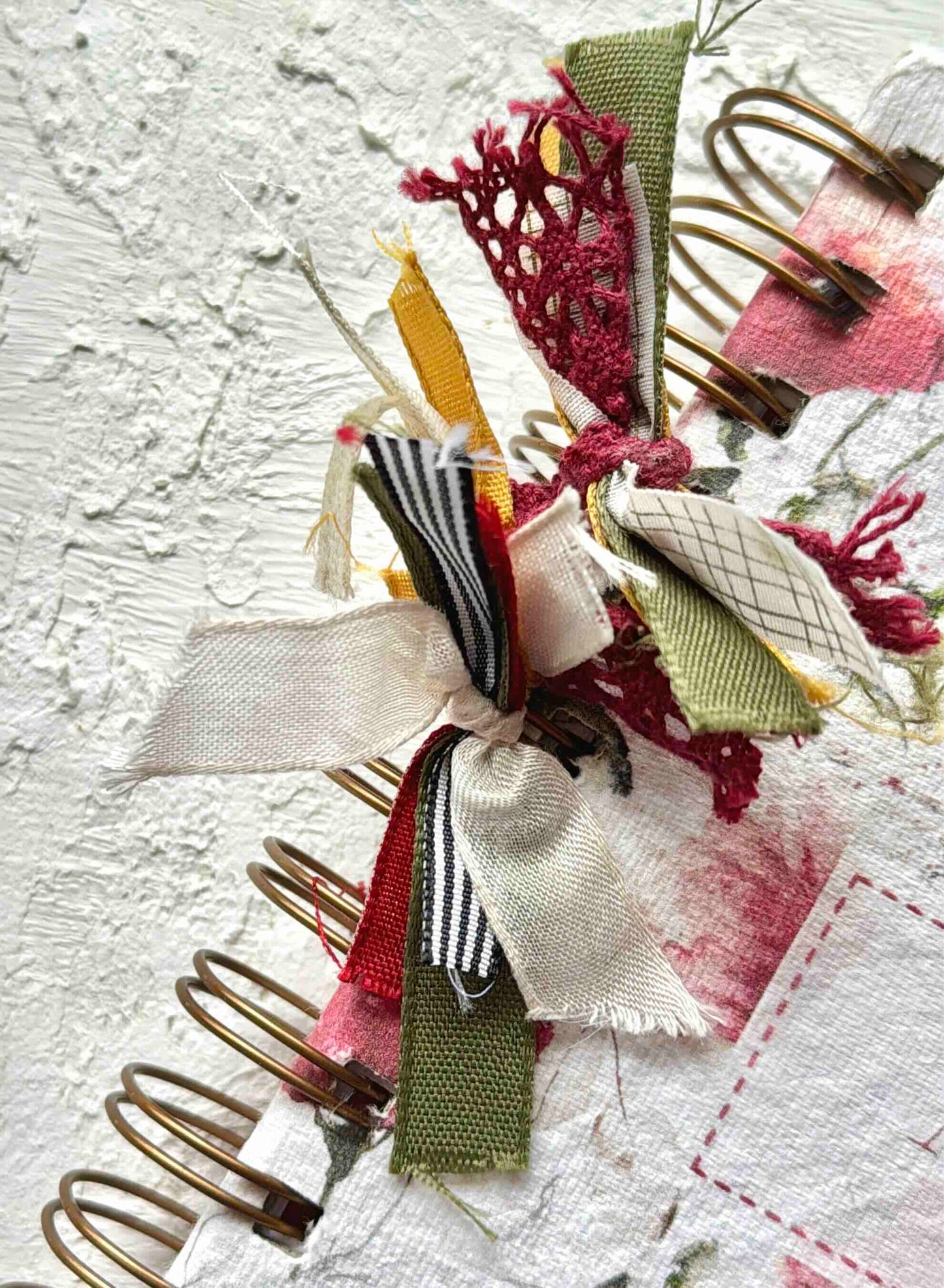 Journal de Tela con Bouquet
