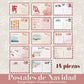 14 CHRISTMAS POSTCARDS