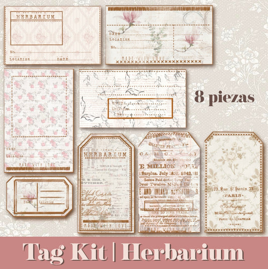 Kit Tag Herbarium · Etiquetas