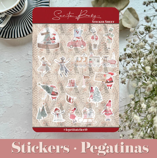 Christmas Stickers · SANTA BABY