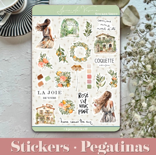 STICKERS · JOIE DE VIVRE