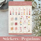 STICKERS · COLOR SWATCHES