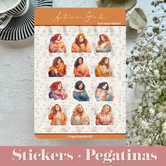STICKERS · AUTUMN GIRLS